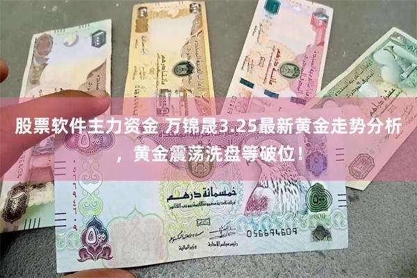 股票软件主力资金 万锦晟3.25最新黄金走势分析，黄金震荡洗盘等破位！
